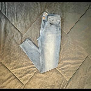 Light wash denim